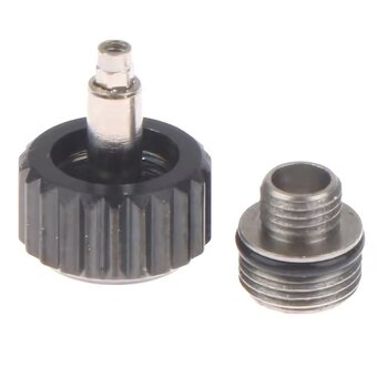 Korunka hodiniek Rolex.Čierna farba (7,0mm.) - 2