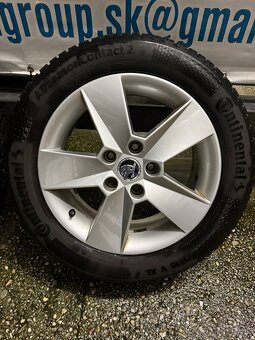 5x112 R16 s Celoročnymi pneu Continental 205/55/R16 - 2