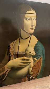 Replika obrazu leonardo davinci - dama s hranostajom - 2