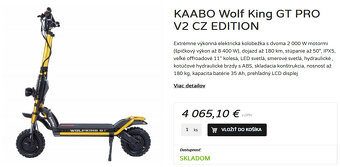 KAABO Wolf King GT PRO V2 CZ EDITION /ÚPLNE NOVÁ/ TOP CENA - 2