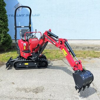 Japonský minibager Yanmar SV08, minirypadlo (960kg) záruka - 2
