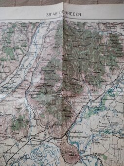 Stara mapa originál z I. ČSR - Debrecen - 2
