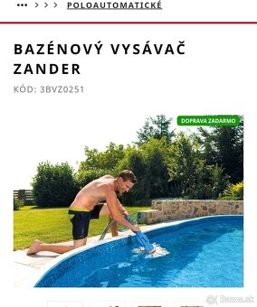 Predám poloautomatický bazénový vysávač - 2