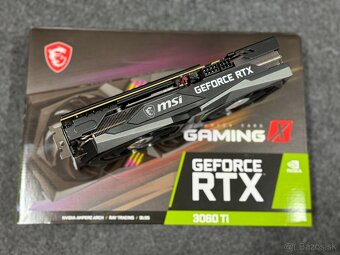 🎮💻Predám kartu MSI GeForce RTX 3060 Ti GAMING X 8GB - 2