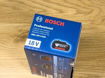 BOSCH GBA 18V 4.0 Ah NOVÝ NEOTVORENÝ akumulátor - 2