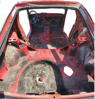 Karoséria 200sx S13 na časti / rozpílenie - 2