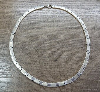 Masívny strieborný náhrdelník - 2