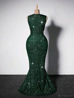 Zelene trblietave šaty - 2