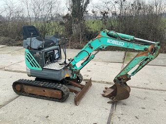 Mini rýpadlo Kobelco 09SR (rok 2000) – Vynikajúci stav - 2