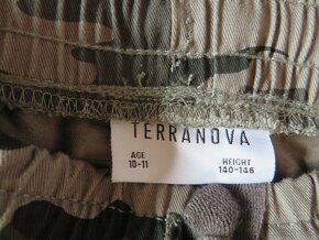 Plátené nohavice - TERRANOVA - 140/146 - NOVÉ - 2