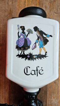 Mlynček na kávu závesný -porcelán - 2