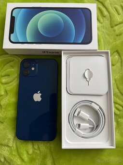 iPhone 12 256GB modrý – bez škrabancov, krabica, fólia - 2