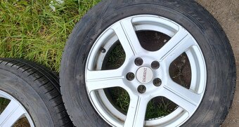 Alu kola 5x100 R15 s letními pneu - 2