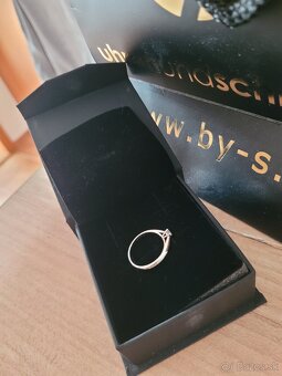 Snubny prsteň brilliant 0.10Ct - 2