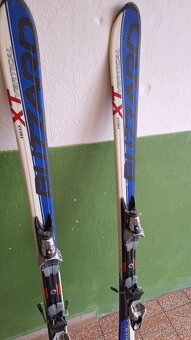 Lyže Blizzard XT Vertikálne 160 cm + Lyžiarky Rossingol - 2