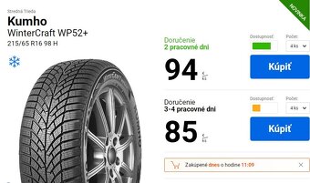 Zimné pneu Kumho 215/65r16 - 2