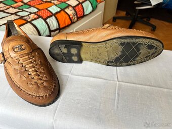 Pánske kožené poltopánky - 2