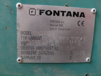 Krmny voz Fonatana  DESILMIX 100/3 - 2