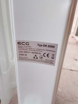 Olejovy radiator ECG OR 2090, 2000W - 2