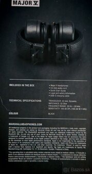 Slúchadlá Marshall Major V - 2