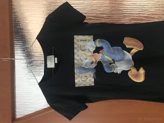 GUCCI black damske tricko S/M - 2