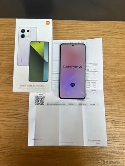 Predám XIAOMI REDMI NOTE 13 PRO 5G 256GB, TOP stav, ZARUKA - 2
