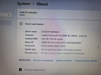 Notebook NP350-v5c Pentium 2.40GHz. 8GB RAM , 250GB SSD - 2