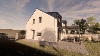 Na predaj-Moderný 4-izbový rodinný dom v projekte "Na Brehu - 2