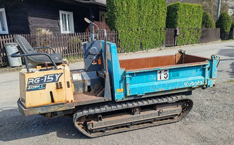 pásový mini dumper / dampr kubota RG15-3 1t 148 000kč + DPH - 2
