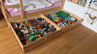 Poschodová posteľ v top stave s úložnými zásuvkami - 2