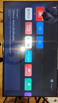 TCL 55P61B funkčný, rozbitý display - 2