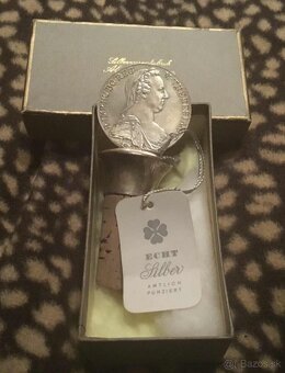 Strieborná zátka na flašu - 2