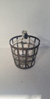 Sklenené demožóny s košom  50l - 2