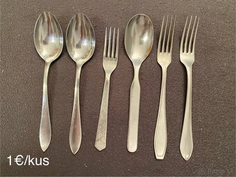 Príbor Nerž a rôzny mix - kusovky - 2