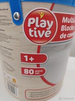 Drevená stavebnica 80 kusov - 2