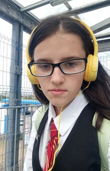 Káblové detské slúchadlá nastaviteľné - 2