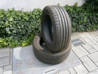 Predám 2x letné pneu Goodyear SUV 255/55 R19 111WXL - 2