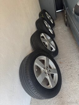 Alu hlinikové disky 5x105 + pneu 205/60 R16 Michelin - 2