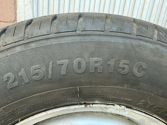 Letne uzitkove pneumatiky 215/70 R15C na diskoch 5x118 - 2