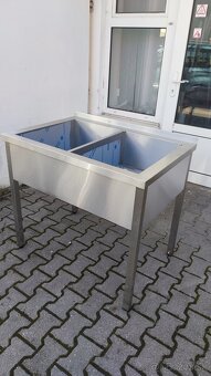 Gastro nerezový drez, kuchynský jednodrez, dvojdrez, výlevka - 2