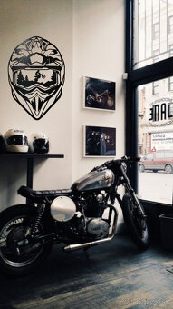 🏍️nástenný dekor v tvare prilby 👌🏻 - 2