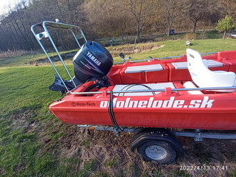 Plastový motorový čln + YAMAHA 60HP - 2
