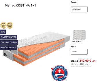 Manželská posteľ z masívu L5 Antic 180 x 200 (Farba DUB) - 2