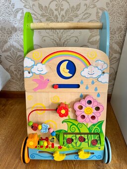 Drevené aktívne chodítko Záhrada - 2