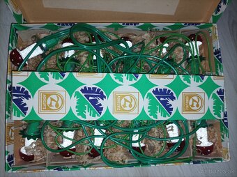 RETRO #Vianočné svetielka - hríbik, r.1988 - 2