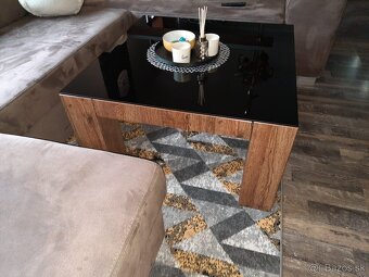 Konferenčný stol + tvrdené sklo - 2