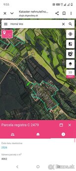 Pozemok Horná Ves 5,70 €/m2 - 2