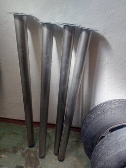 Stolove kovove nohy 4ks vyska 110cm - 2