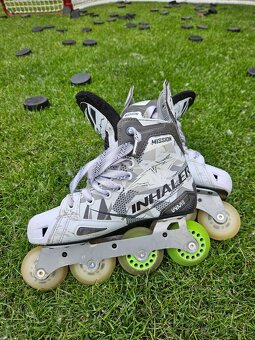 Predám hokejové inline korčule MISSION INHALER Wm03 veľ 36,5 - 2