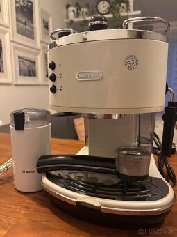 Delonghi pákový kávovar + bosch mlyncek - 2